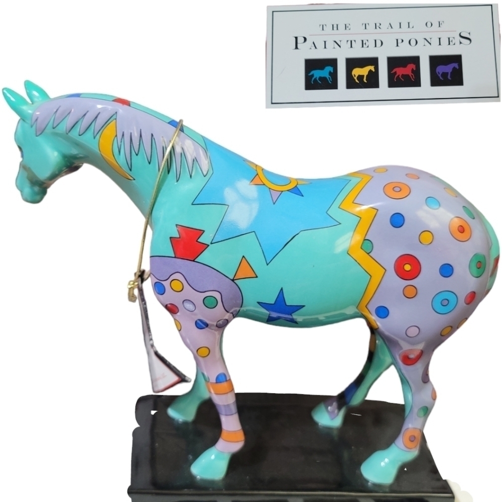 TRAIL of PAINTED PONIES Spirit War Pony # 1462 Ceramic 1st Edition Excellent - Picture 2 of 8